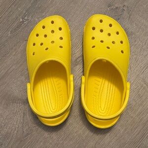CROCS Women’s Classic Clog Sandals in Bright Yellow